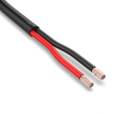 Abbildung von AUPROTEC KFZ Kabel 2x1,5 mm² 5m rund FLRYY I Rundkabel Fahrzeugkabel/Fahrzeugleitung Farbcodiert schwarz/rot 2 poliges für Anhänger geeignet