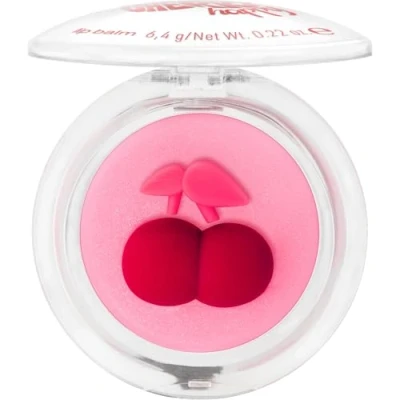 Abbildung von essence SO CHERRY happy lip balm, Nr. 01, Pink, pflegend, transluzent, vegan, ohne Parabene, Mikroplastikpartikel, Nanopartikel frei, 1er Pack (6.4g)