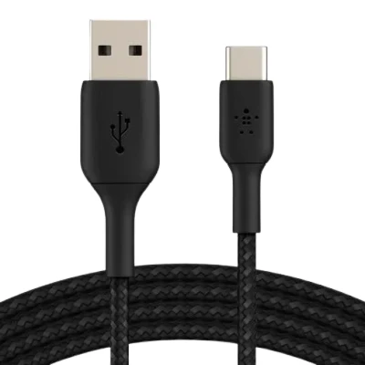 Abbildung von Belkin Boost Charge USB C Geflochtenes Kabel 1 Meters Schwarz