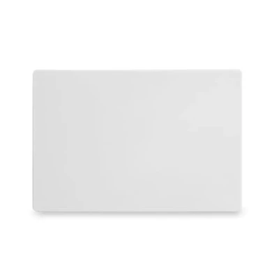 Abbildung von HENDI Schneidbretter, HACCP, Beidseitig nutzbar, für Käse und Brot, 450x300x(H)12,7mm, HDPE 500 Kunststoff, weiß