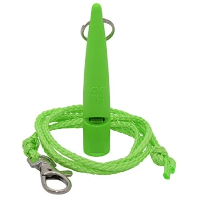 Abbildung von ACME Hundepfeife No. 210,5 + GRATIS Pfeifenband Hörbar Für alle Hund laut und weitreichend professionelles Rückruf Hundetraining (Khaki Green)