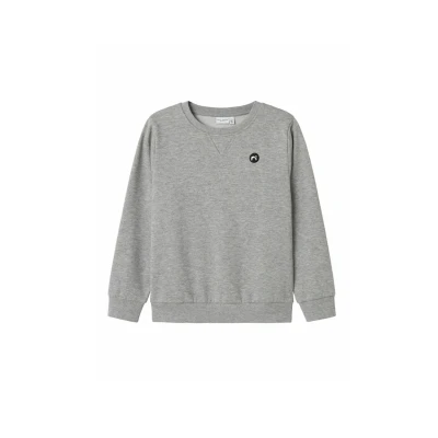 Abbildung von Name IT Jungen Nkmvimo Ls Sweat Bru Noos, Grey Melange, 122 128 EU