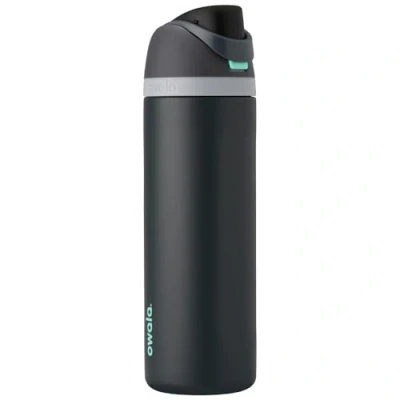 Abbildung von Owala FreeSip Isolierte Edelstahl Wasserflasche mit Strohhalm für Sport, Reisen und Schule, BPA frei, 680 ml, Foggy Tide