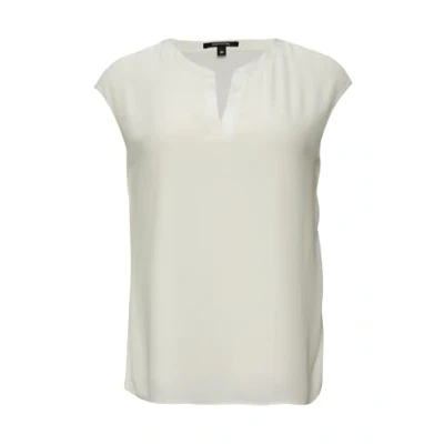 Abbildung von comma Kanten Tshirt basic, Damen, Größe: 34, Weiß