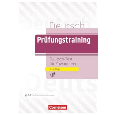 Abbildung von Prüfungstraining DaF A2/B1: Deutsch Test für Zuwanderer Übungsbuch Mit Lösungen und Audios als Download (2. Auflage 2022) Hörtexten Beispielen