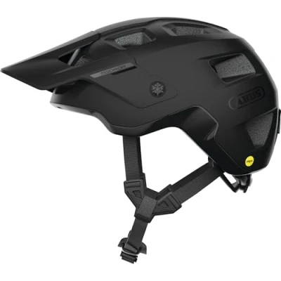 Abbildung von ABUS Unisex Fahrradhelm, Schwarz (Velvet Black), M (54 58 cm)