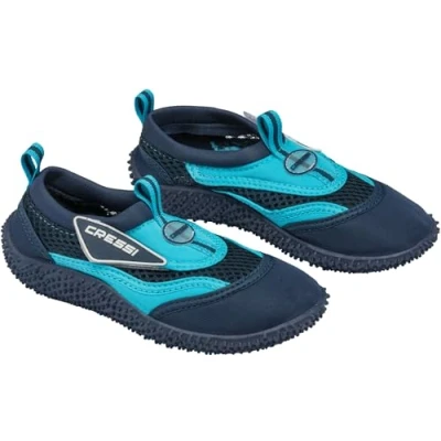 Abbildung von Cressi Coral Jr Kinder Badeschuhe für Pool und Strand, Mehrfarbig (Blau/Hellblau), 33 EU