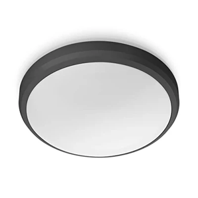 Abbildung von PHILIPS my Garden LED Doris Deckenleuchte Doris, 6W, kaltweißes Licht 4.000K, IP54 Schutzklasse, Schwarz