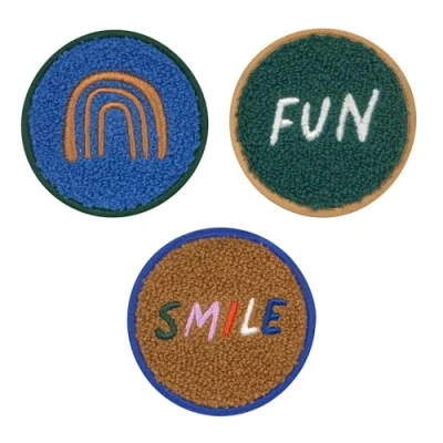 Abbildung von LÄSSIG Anhänger und Patches Set (3 Stk.) mit Druckknopf/School Smile/Fun