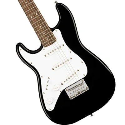 Abbildung von Fender Squier Mini Strat V2 Lefthand Black, Inklusive kostenloser virtueller Kurse auf Play