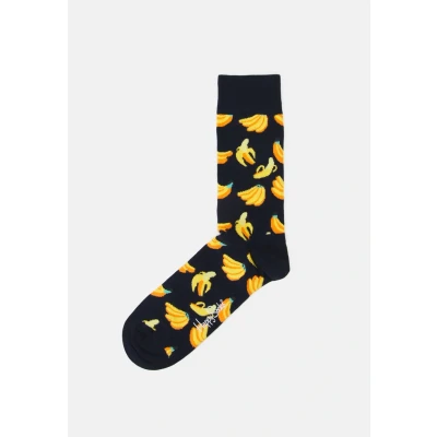 Abbildung von Happy Socks Banana SOCK Unisex Socken Dark blue, Größe: 41 46, blue