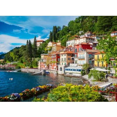 Abbildung von Ravensburger Puzzle 12000201 Comer See, Italien 500 Teile für Erwachsene und Kinder ab 12 Jahren, mit Landschaft Natur