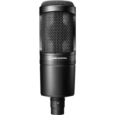 Abbildung von Audio Technica 2020 Kondensatormikrofon mit Nierencharakteristik Schwarz