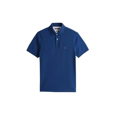 Abbildung von Tommy Hilfiger Herren Poloshirt Kurzarm 1985 Regular Fit, Blau (Night Sky), XS