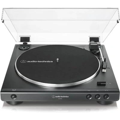 Abbildung von Audio Technica LP60X Vollautomatischer Stereo plattenspieler mit Riemenantrieb Schwarz