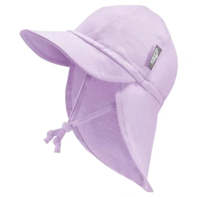 Abbildung von Jan &amp; Jul Baby Sonnenhut für Kleinkinder mit Krawatte und Nackenklappe (Lavendel, Größe M: 6 24 Monate)