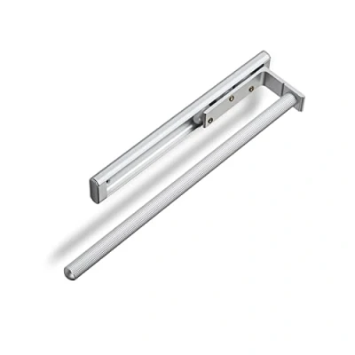 Abbildung von SOTECH Aluminium Handtuchhalter TED 1 armig chrom poliert (325 487 mm, ausziehbar) Teleskop Handtuchauszug für Bad oder Küche