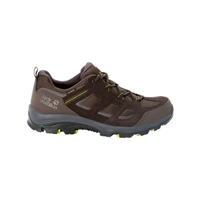 Abbildung von Jack Wolfskin VOJO Sneaker low Dark brown lime, Herren, Größe: 42.5, lime Schuhe