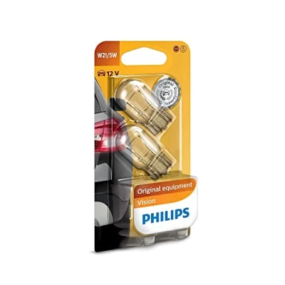 Abbildung von Philips 12066B2 Vision W21/5W Signallampe, 2er Blister, weiß