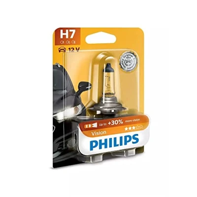 Abbildung von Philips 12972PRB1 Vision +30% H7 Halogen Scheinwerferlampe 12 V, 55 W, 1er Blister, White