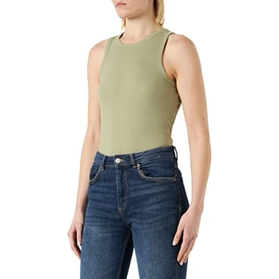 Abbildung von Pieces Pcruka Top, Damen, Größe: Large, Tea