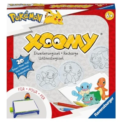 Abbildung von Ravensburger Xoomy Erweiterungsset Pokémon 20239 für den Midi oder Maxi, Erweiterung mit 20 neuen Motiven