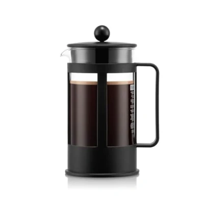 Abbildung von Bodum 1788 01 KENYA Kaffeebereiter (French Press System, Spülmaschinengeeignet, 1,0 liters) schwarz