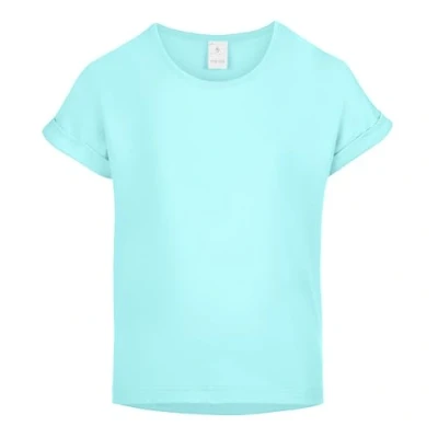Abbildung von Merry Style T Shirt für Mädchen aus weicher Baumwolle Bequeme Mädchenkleidung MS 468 (HellTürkis, 158 164 (13 14 Jahre))