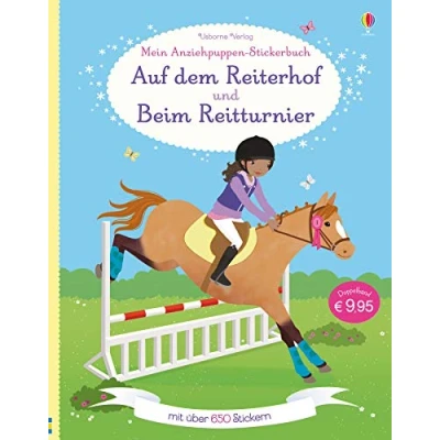 Abbildung von Mein großes Anziehpuppen Stickerbuch: Auf dem Reiterhof und Beim Reitturnier (Meine großen Stickerbücher)