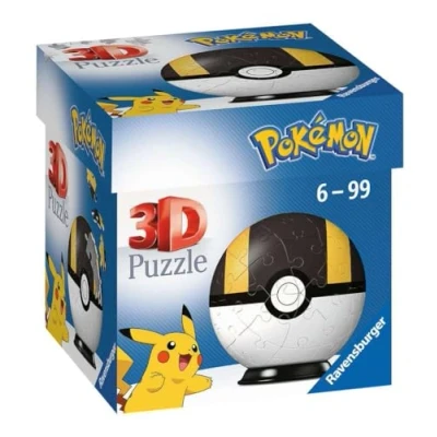 Abbildung von Ravensburger 3D Puzzle 11266 Ball Pokémon Pokéballs Hyperball [EN] Ultra 54 Teile für Fans ab 6 Jahren