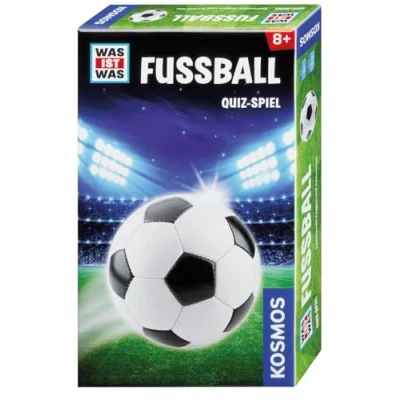 Abbildung von KOSMOS 699734 was ist Fussball, spannendes Quiz Spiel für Kinder ab 8 Jahre, Trumpfspiel Kartenspiel Kinder, Fußball Quartett, Cooles