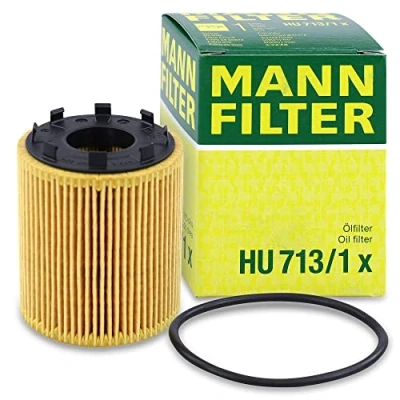 Abbildung von MANN FILTER HU 713/1 X Ölfilter Satz mit Dichtung / Dichtungssatz Für PKW