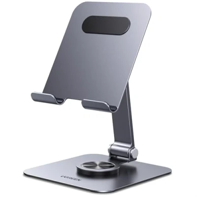 Abbildung von UGREEN Tablet Ständer 360Drehbar, Halterung Tisch Verstellbar, iPad Kompatibel mit 10th 10.9 Pro/Air 13 11 12.9 Mini 7 Galaxy iPhone 16 Alle Geräte von 4 Zoll
