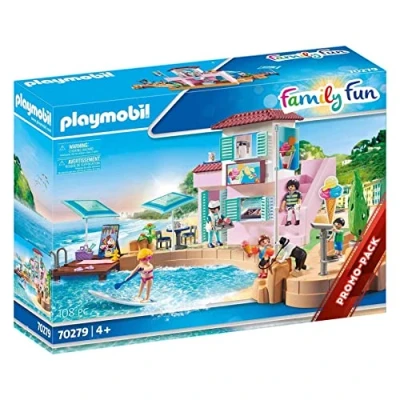 Abbildung von PLAYMOBIL Family Fun 70279 Eisdiele am Hafen, Ab 4 Jahren