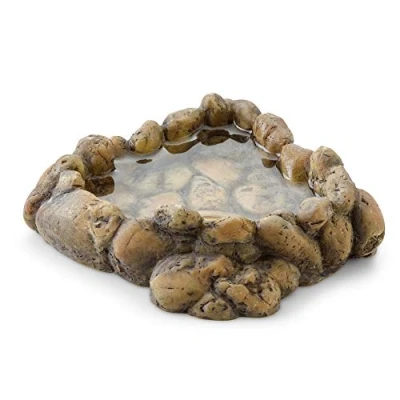 Abbildung von Exo Terra Corner Water Dish, Eck Wassernapf, Wasserschale für Reptilien, mittel