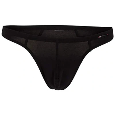 Abbildung von Olaf Benz Ministring MIT Gummibund Slip, Herren, Größe: Large, Black