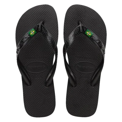 Abbildung von Havaianas Unisex Top Brasil Flip Flop, Schwarz, 44/46 EU