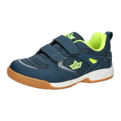 Abbildung von Lico Siro V Hallenturnschuhe, Petrol/Lemon, 40 EU