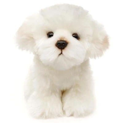 Abbildung von Uni Toys Malteser 18 cm (Höhe) Plüsch Hund, Haustier Plüschtier, Kuscheltier