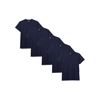 Abbildung von Lower East Herren Le105 T Shirt, 5x Dunkelblau, XL EU