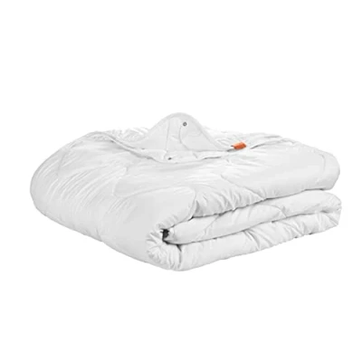 Abbildung von sleepling 190066 Basic 360 Bettdecke 4 Jahreszeiten aus 100% Baumwolle Satin 135 x 200 cm, weiß