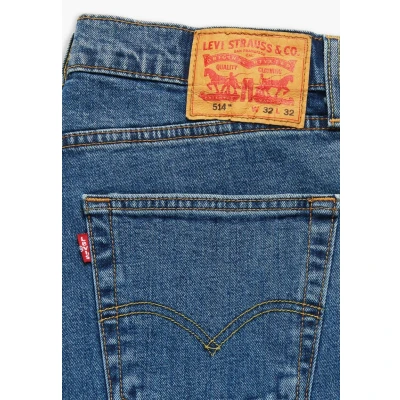 Abbildung von Levi&#039;s 514 Straight Jeans Leg Stonewash stretch blue, Herren, Größe: 30x32, blue