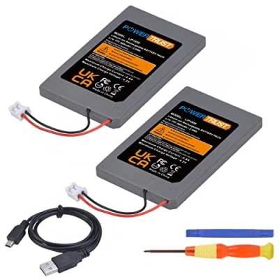 Abbildung von PowerTrust 2 Stück LIP1859 Akku für Sony PS3 Playstation 3 Dualshock Wireless Controller LIP1472 LIP1359