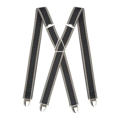 Abbildung von Pierrot Hosenträger für Herren Breit Made in Germany/France Ultrastarker Gummizug &amp; 4 Extra Starke X Clips Verstellbare Länge bis zu 130cm Garantie auf Lebenszeit