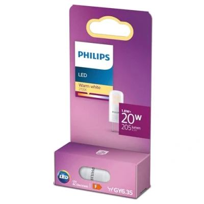 Abbildung von Philips LED GY6.35 Lampe, 20W, Stiftsockel, warmweiß, Weiß