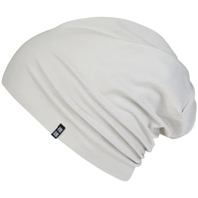 Abbildung von Enter the Complex® Leichte Beanie Mütze, Herren und Damen, Übergangsmütze, Sommer Beanie, Dünne Kopfbedeckung, Baumwolle (Jersey), S/M, Weinrot