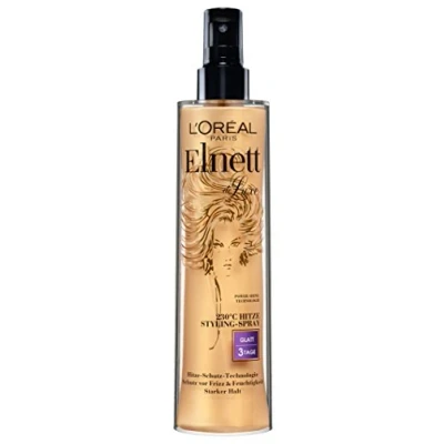 Abbildung von L&#039;Oréal Paris Elnett Hitze Styling Spray, Haarspray mit 230C Hitzeschutz, Anti Frizz, Langanhaltendes bis zu 72h, Pflege und Verlängerung des Haarstylings Thermo Keratin Komplex, 170ml