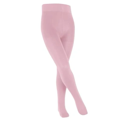 Abbildung von FALKE Unisex Kinder Strumpfhose Family K TI nachhaltige Baumwolle dick einfarbig 1 Stück, Rosa (Thulit 8663) neu umweltfreundlich, 110 116