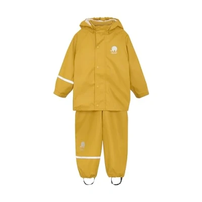 Abbildung von CeLaVi Jungen zweiteiliger Regenanzug in vielen Farben Regenjacke,,per pack Gelb (Gelb 324),(Herstellergröße:110)