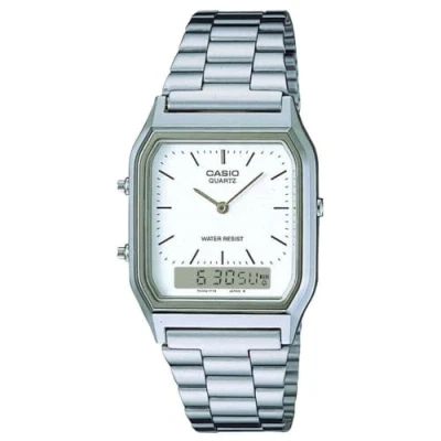 Abbildung von Casio Unisex ErwachseneArmbanduhr Analog Digital Quarz Edelstahl AQ 230A 7DMQYES